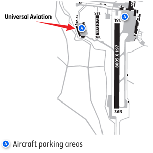 Universal Aviation Milan Linate — operator location image