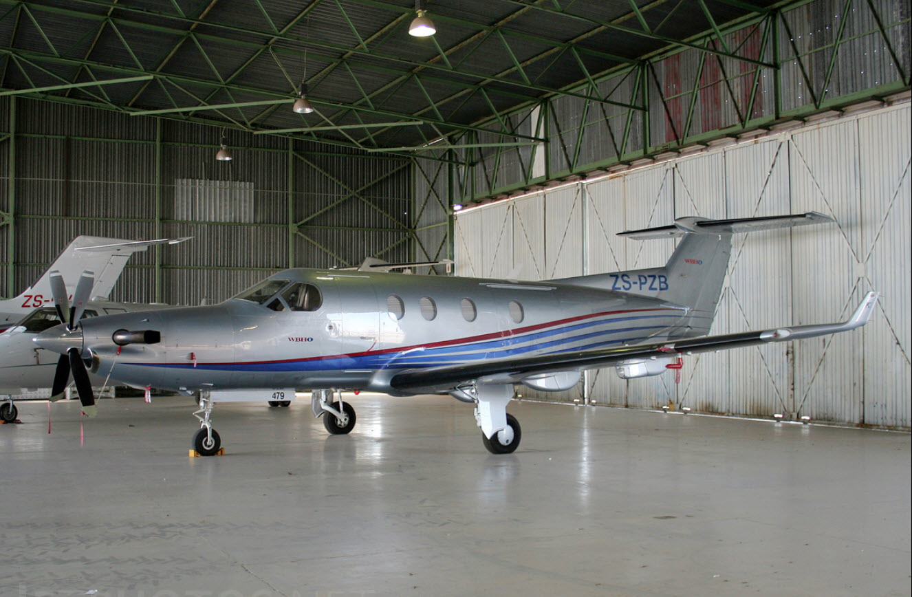 Partner aircraft Pilatus PC-12/45.