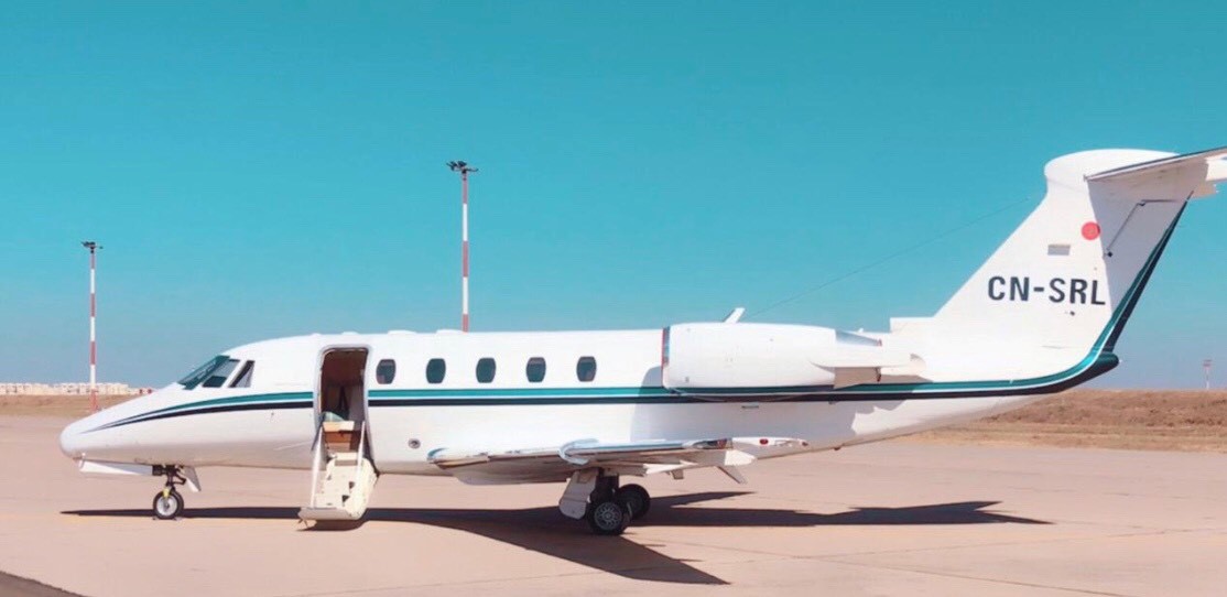 Partner aircraft Cessna Citation III.