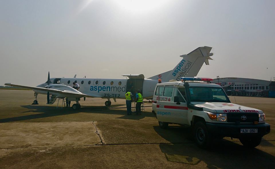 Partner aircraft Beechcraft 1900C.