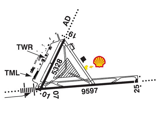 Shell Aerocentre (Abbotsford) — operator location image