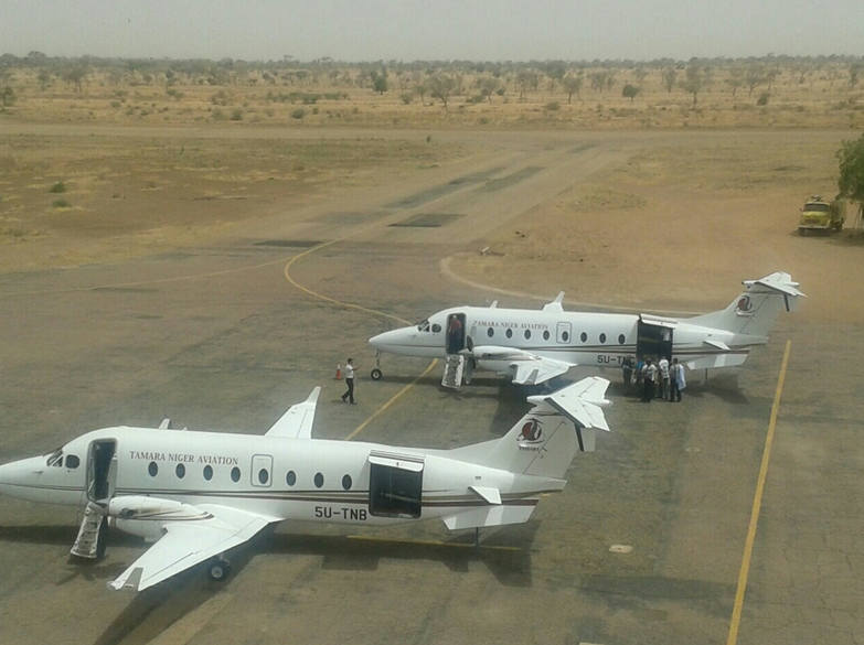 Partner aircraft Beechcraft 1900D.