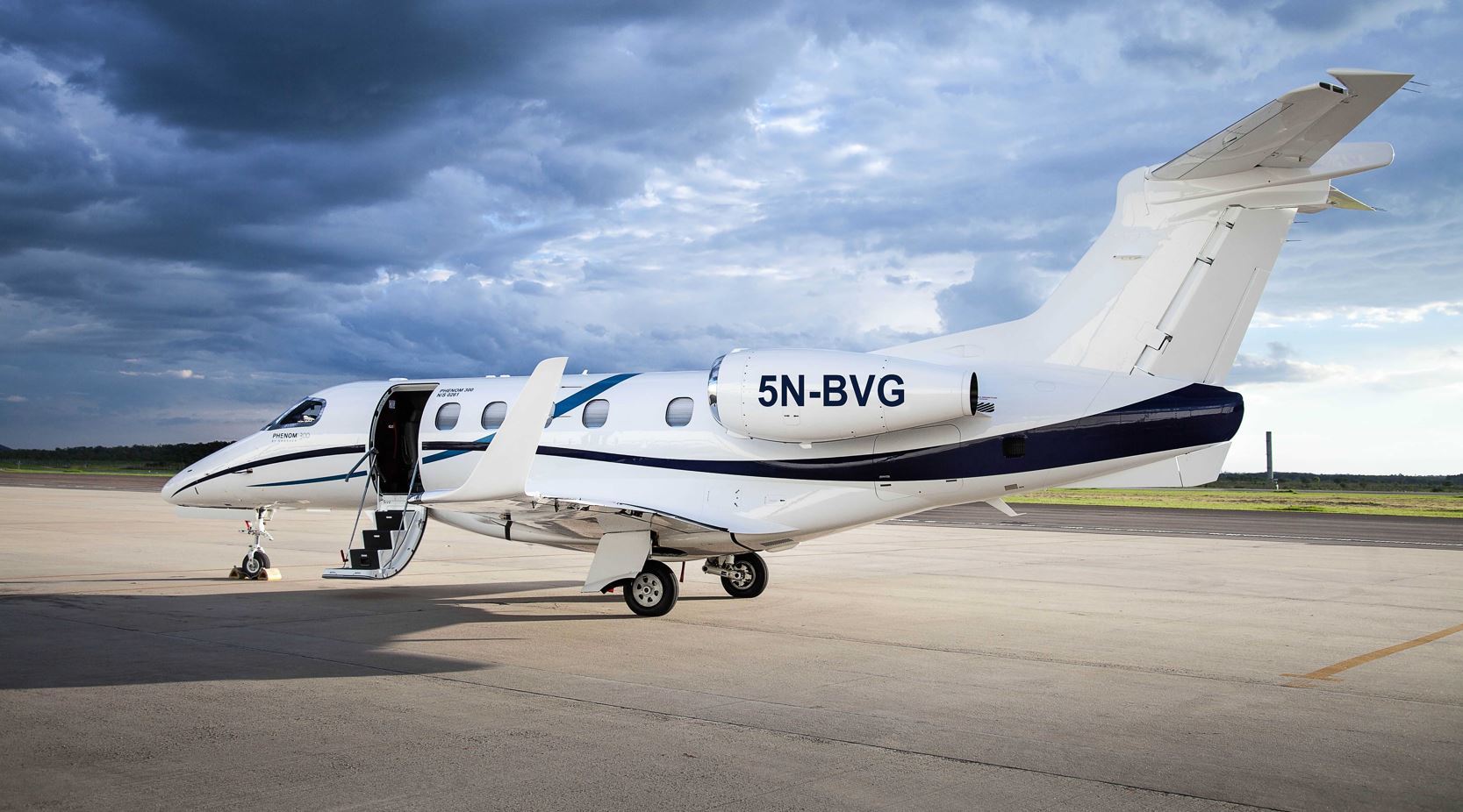 Partner aircraft Embraer Phenom 300.