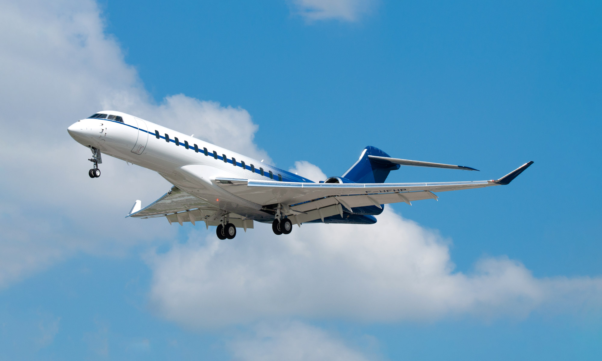 Partner aircraft Global 7500.