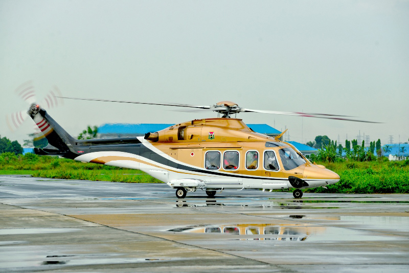 Partner aircraft Agusta AW139.