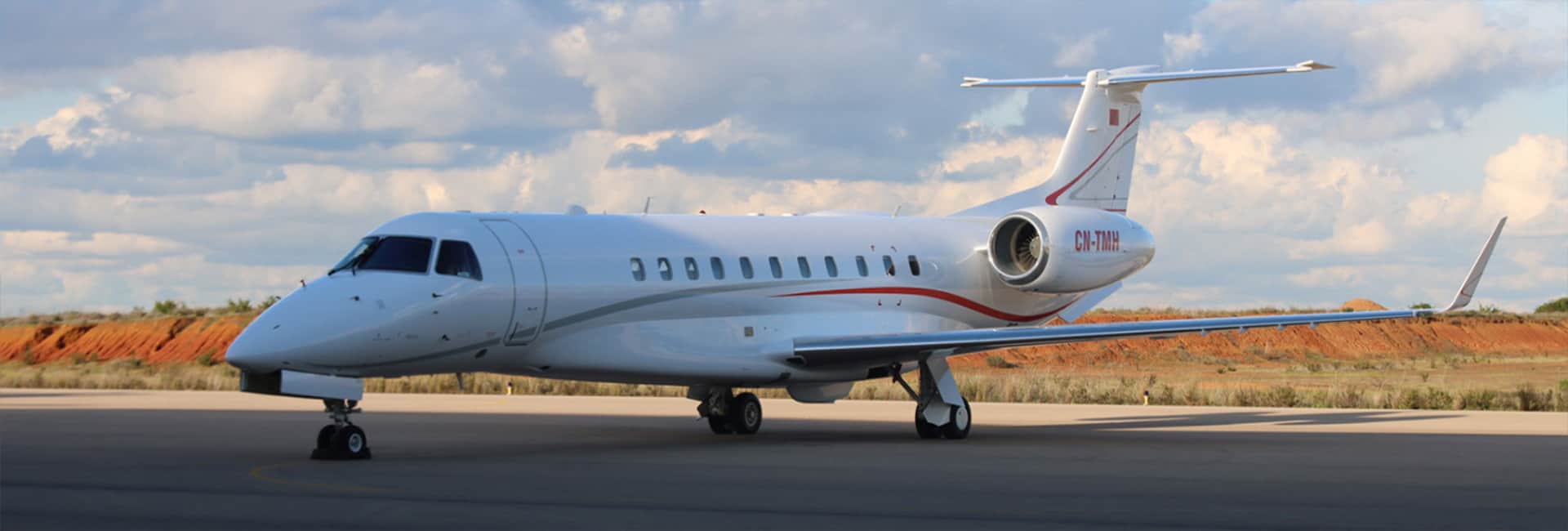 Partner aircraft Embraer Legacy 600.