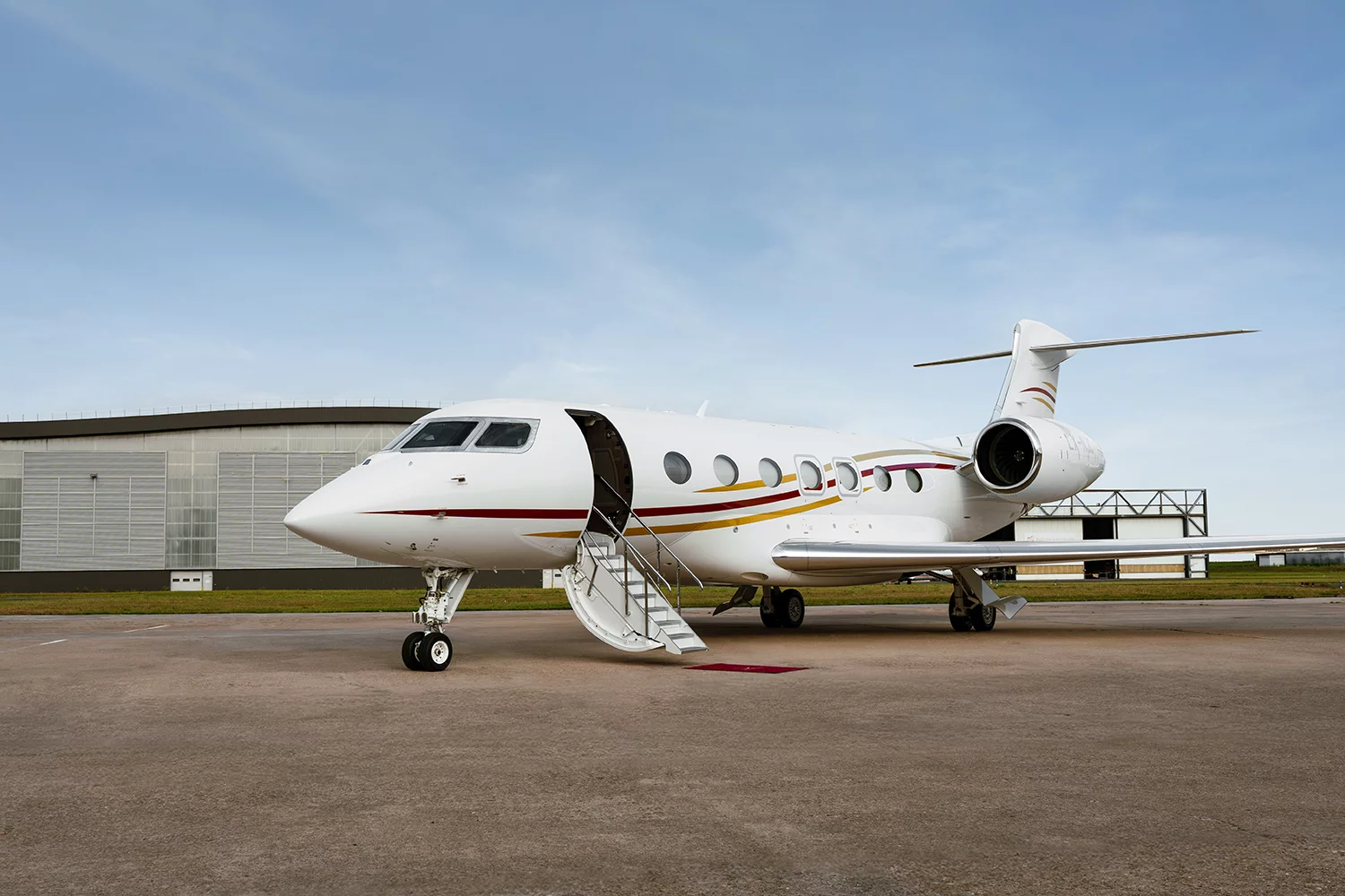 Partner aircraft Gulfstream GVII-G500.