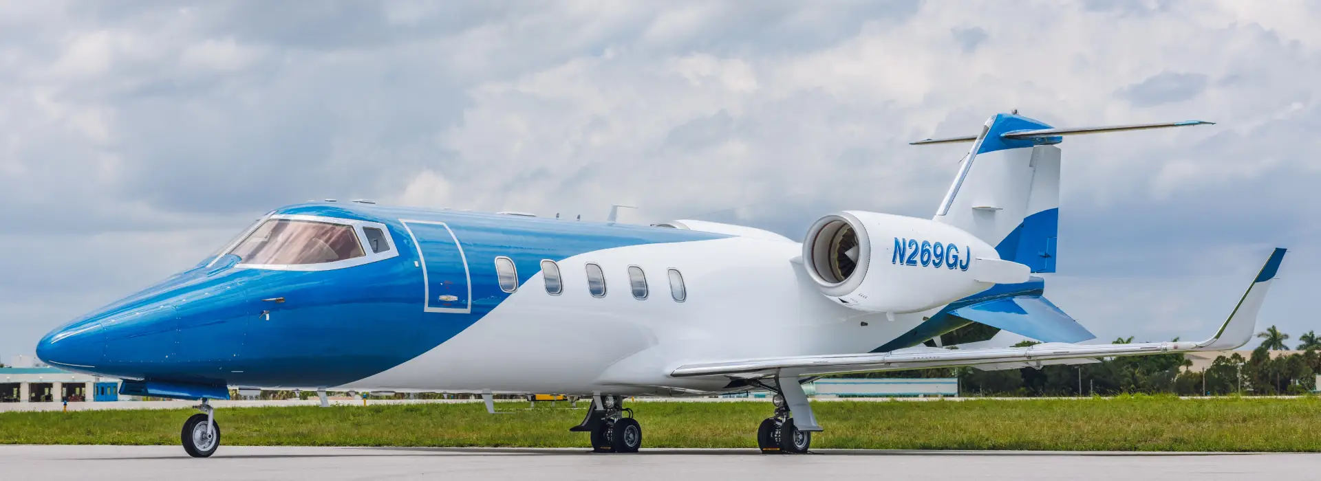 Partner aircraft Learjet 60.