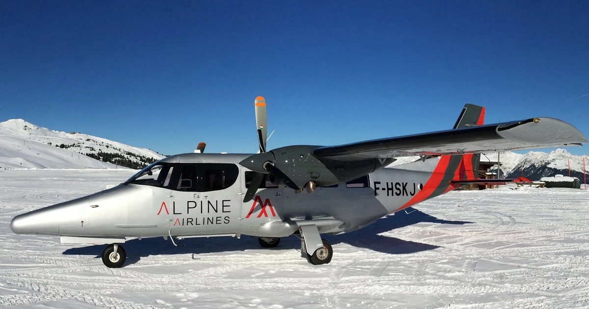 F-HSKJ A-Viator AP.68TP-600 - Alpine Airlines owned by S/N 9011