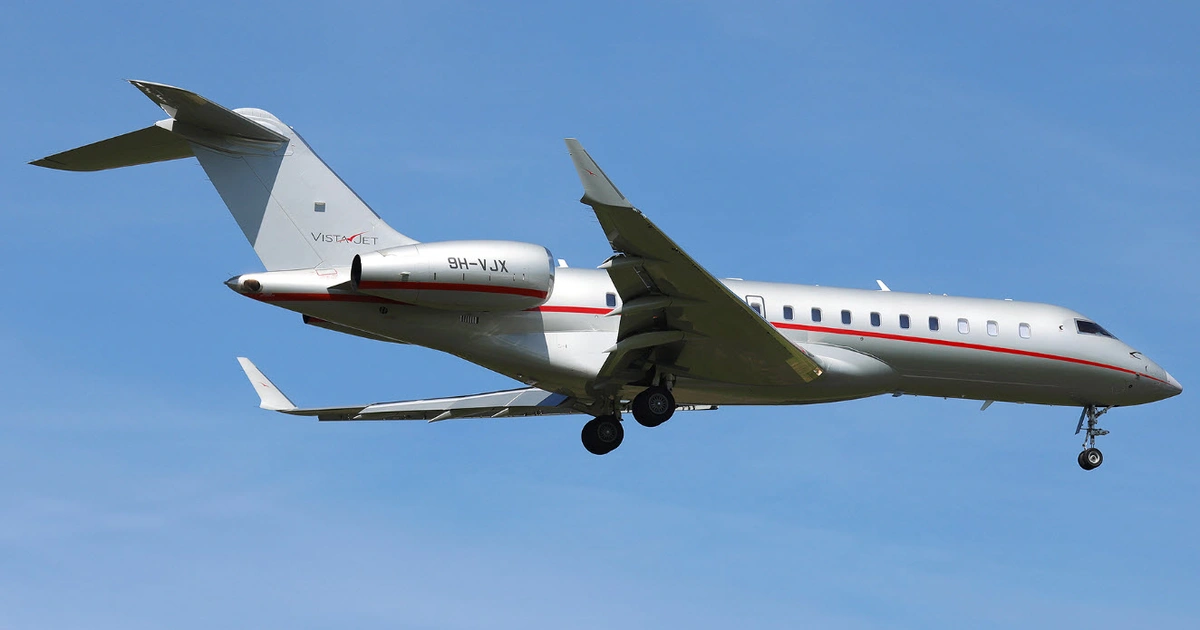 9H-VJX Global 6000 - VistaJet owned by S/N 9738