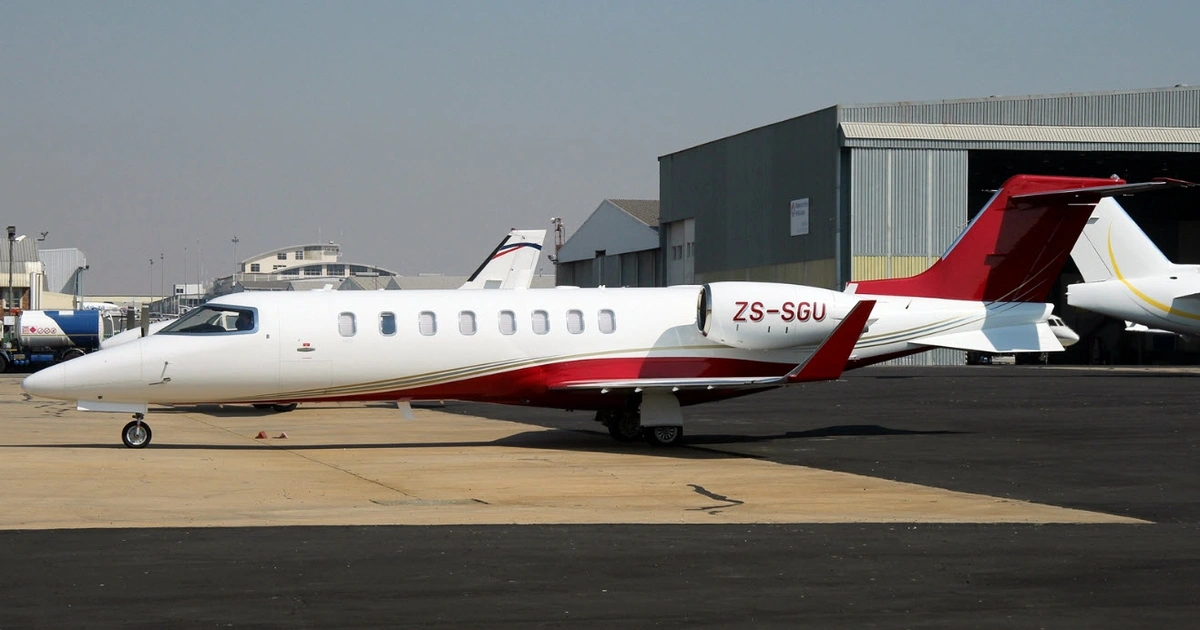 ZS-SGU Learjet 45 - Comair Flight Services CFS owned by S/N 45-365
