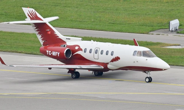 TC-MFY Hawker 850XP - AlfaJet Aviation owned by S/N 258811