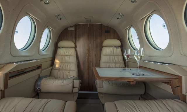 9A-SET Beechcraft King Air C90B - Airport Mali Losinj Ltd. owned