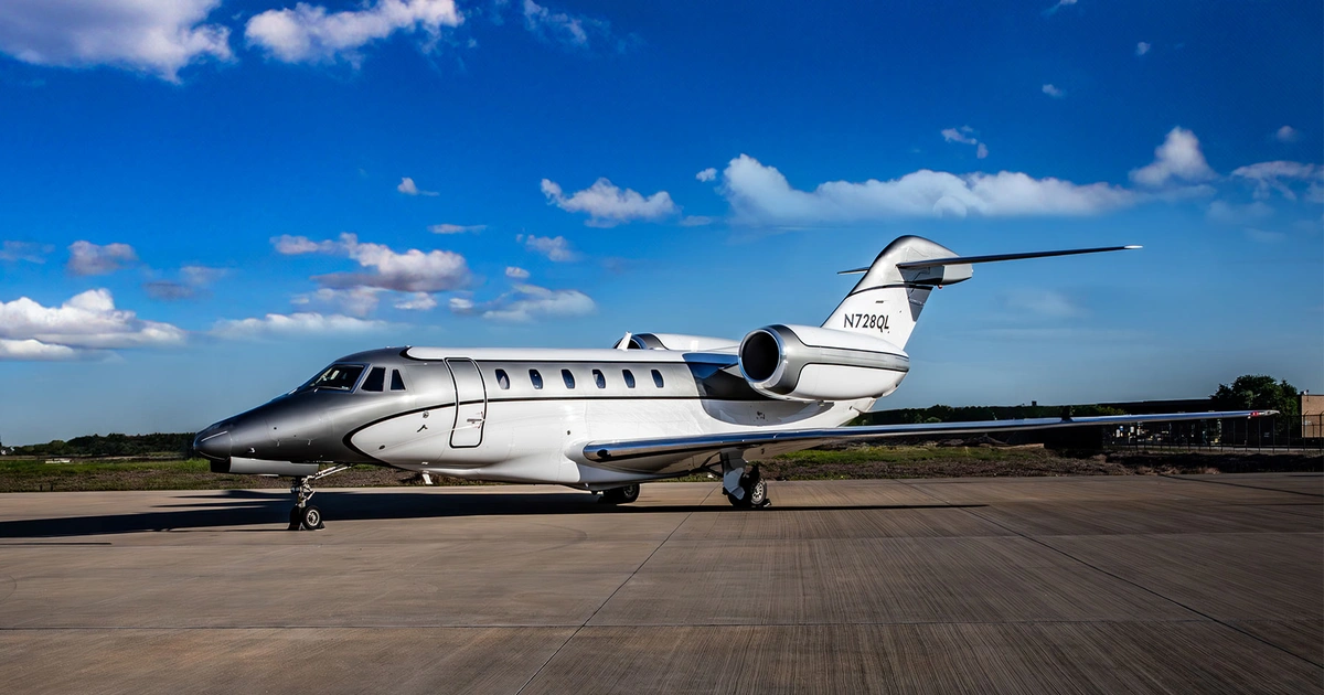 N728QL Cessna Citation X - Clay Lacy Aviation, Inc. owned by