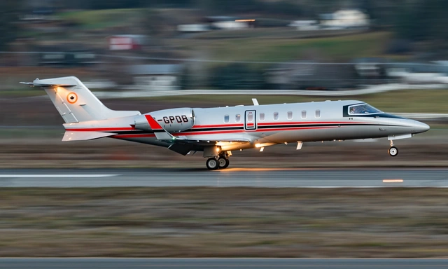 C-GPDB Learjet 45 - Sunwest Aviation, Ltd. owned by S/N 041